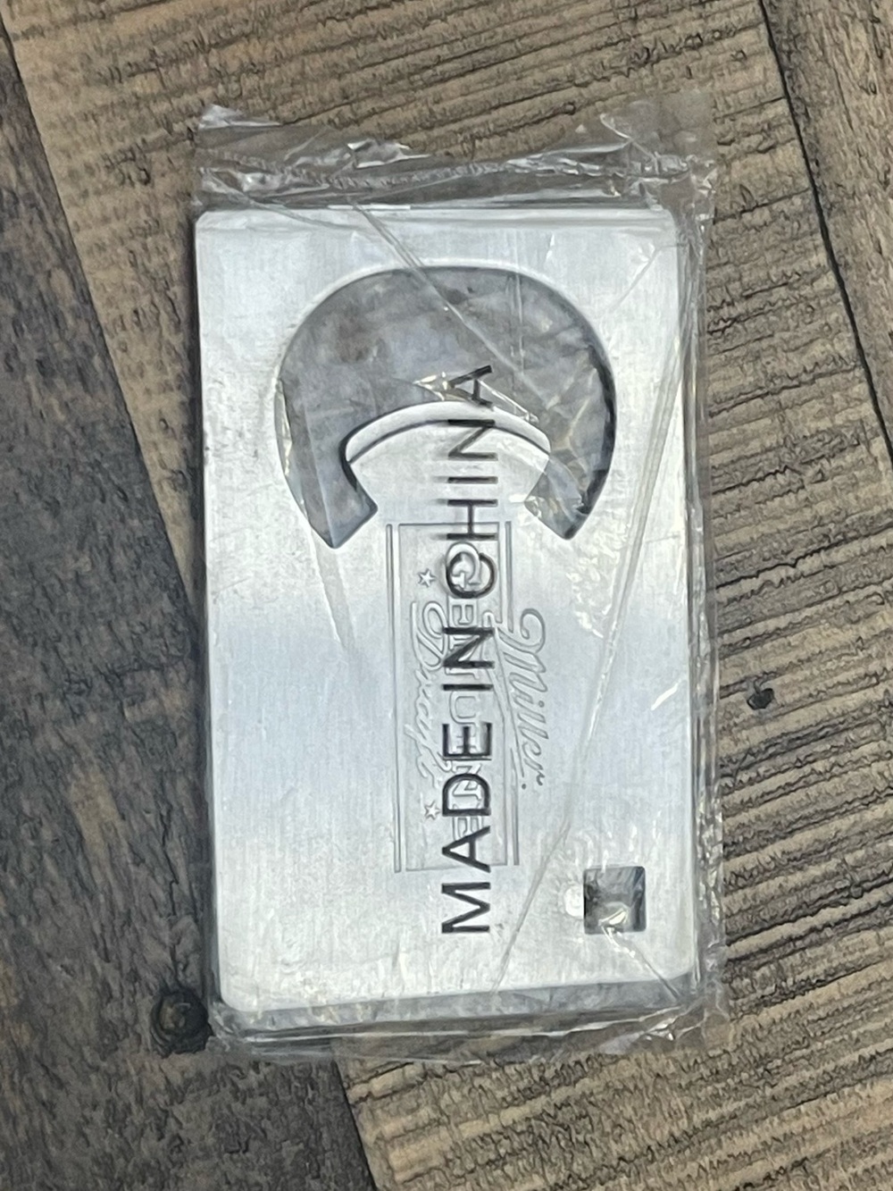 Miller Genuine Draft stainless steel Bottle Opener and Bar Tool